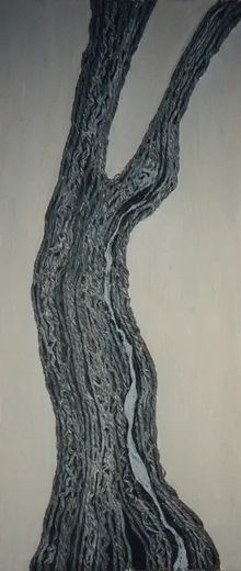 Ulivo - n° 1 · 1999 · 140x60 · Tecnica mista