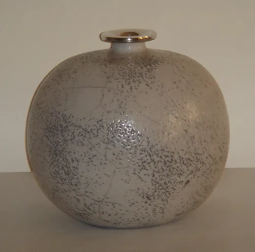 Boccia · 2005 · Ø22x21 · Ceramica Raku