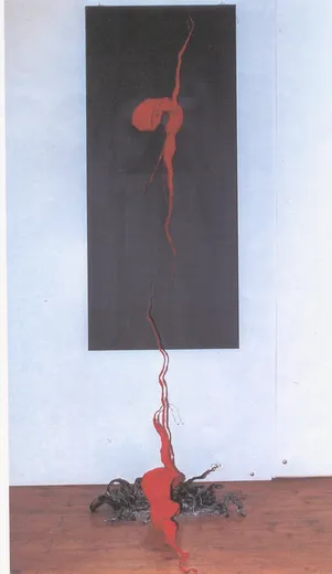 La Fenice · 1999 · 180x60x100 Variabile · Tecnica mista