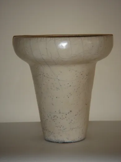 Vaso · 2003 · h32 · Ceramica Raku