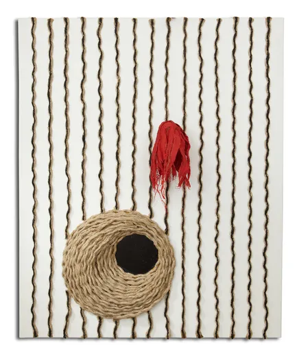 Cavar un Ragno dal Buco · 2011 · 100x80x18 · Tecnica mista